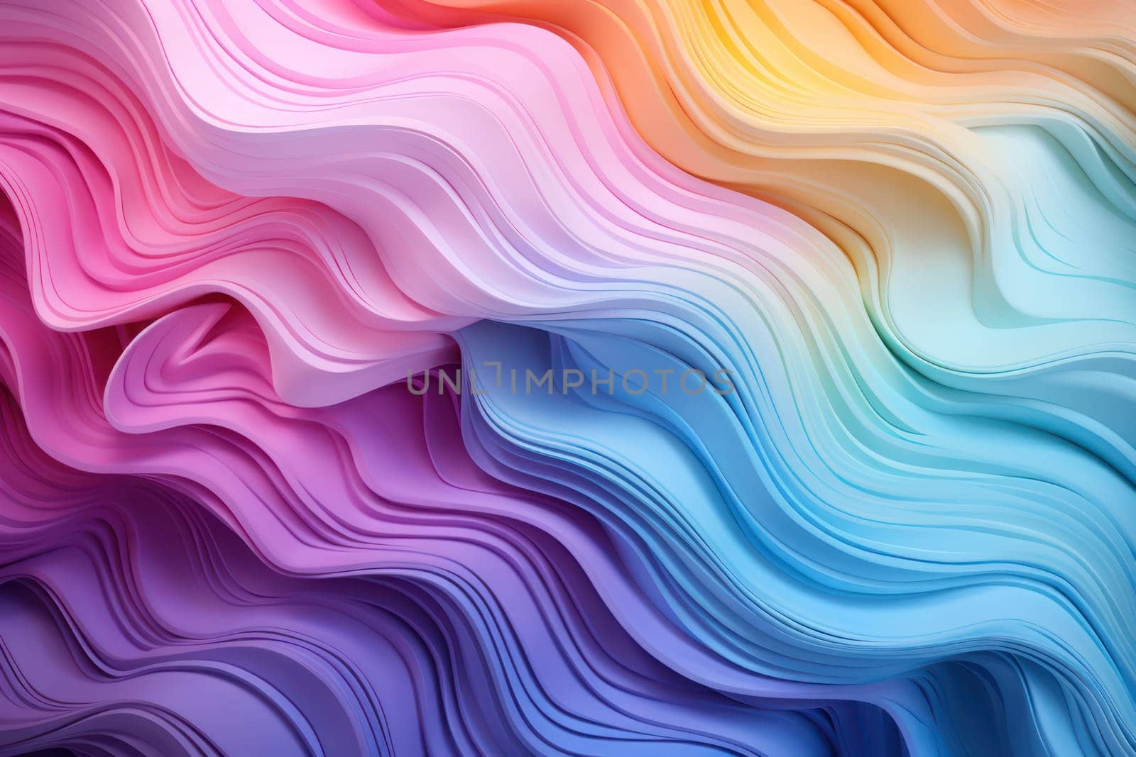 Abstract background with rainbow LGBTQ Genarative AI.