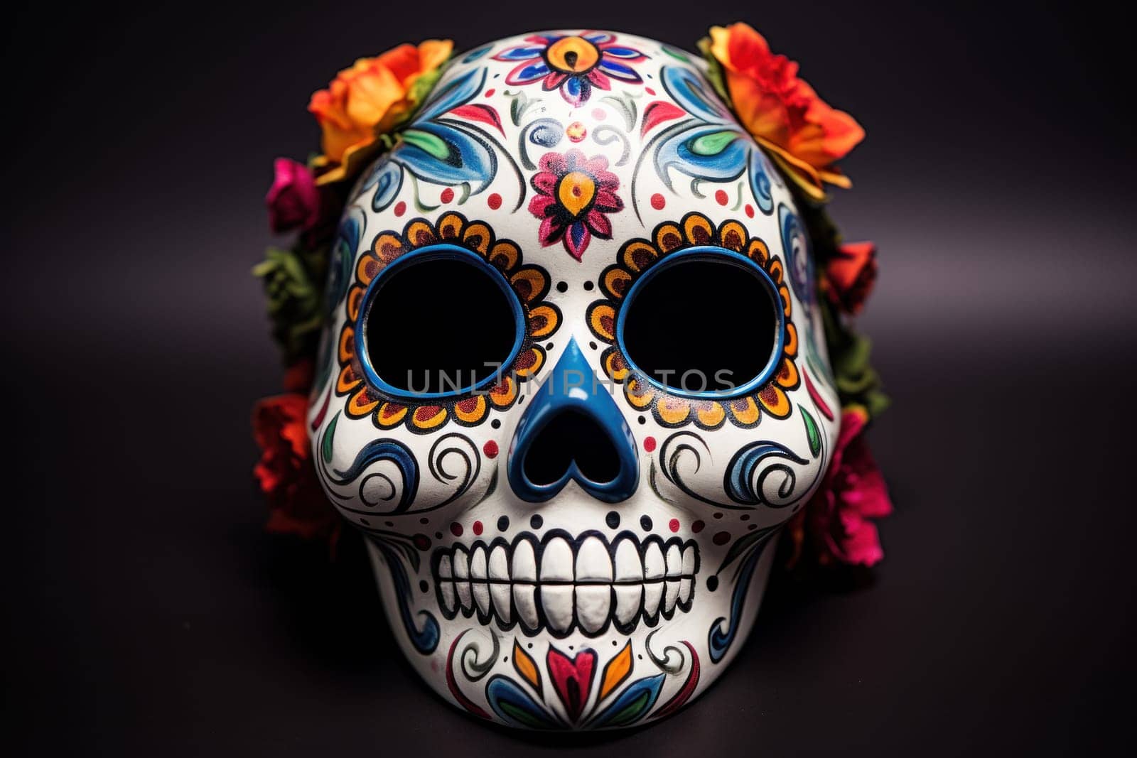 Photo of Day of the dead concept background.