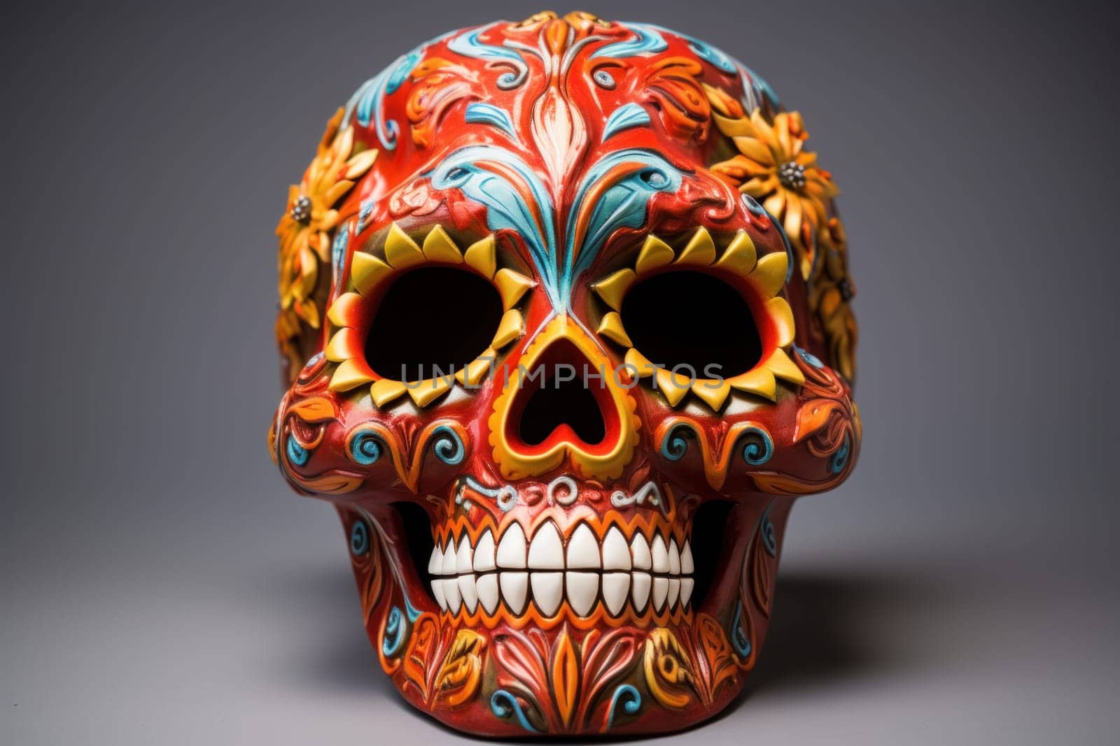 Photo of Day of the dead concept background.