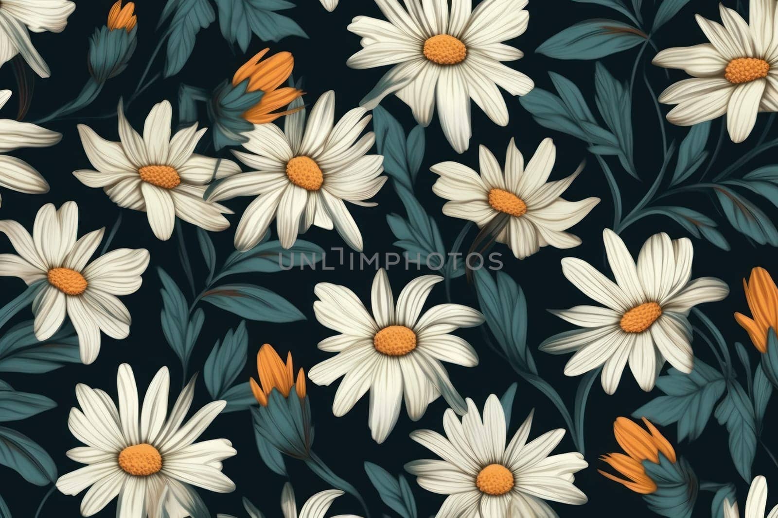 flower flora blossom background, Generative AI.