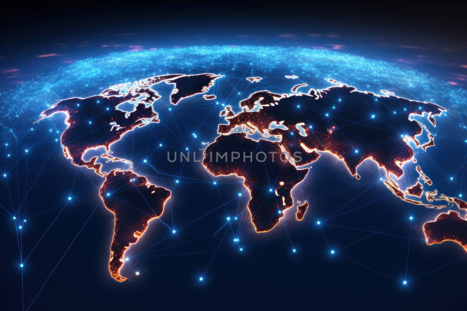 world map and global connection wallpaper.