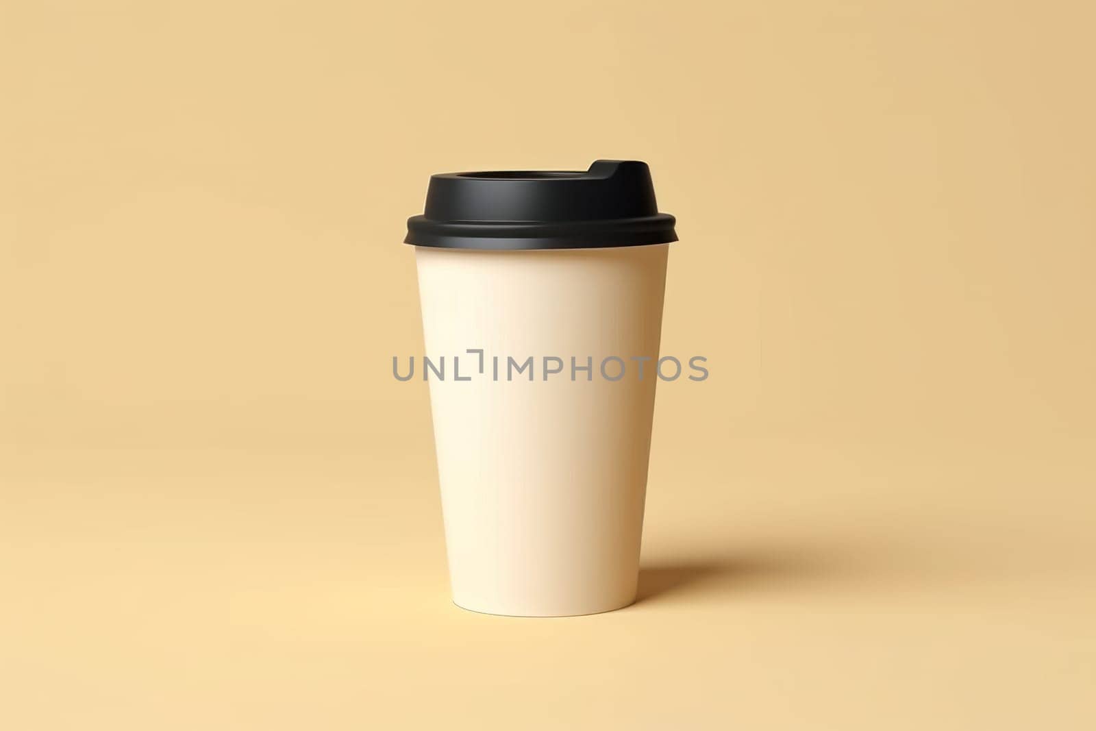 Mock up of Disposable Coffee Cups Tea Cups Paper cup Generative AI.