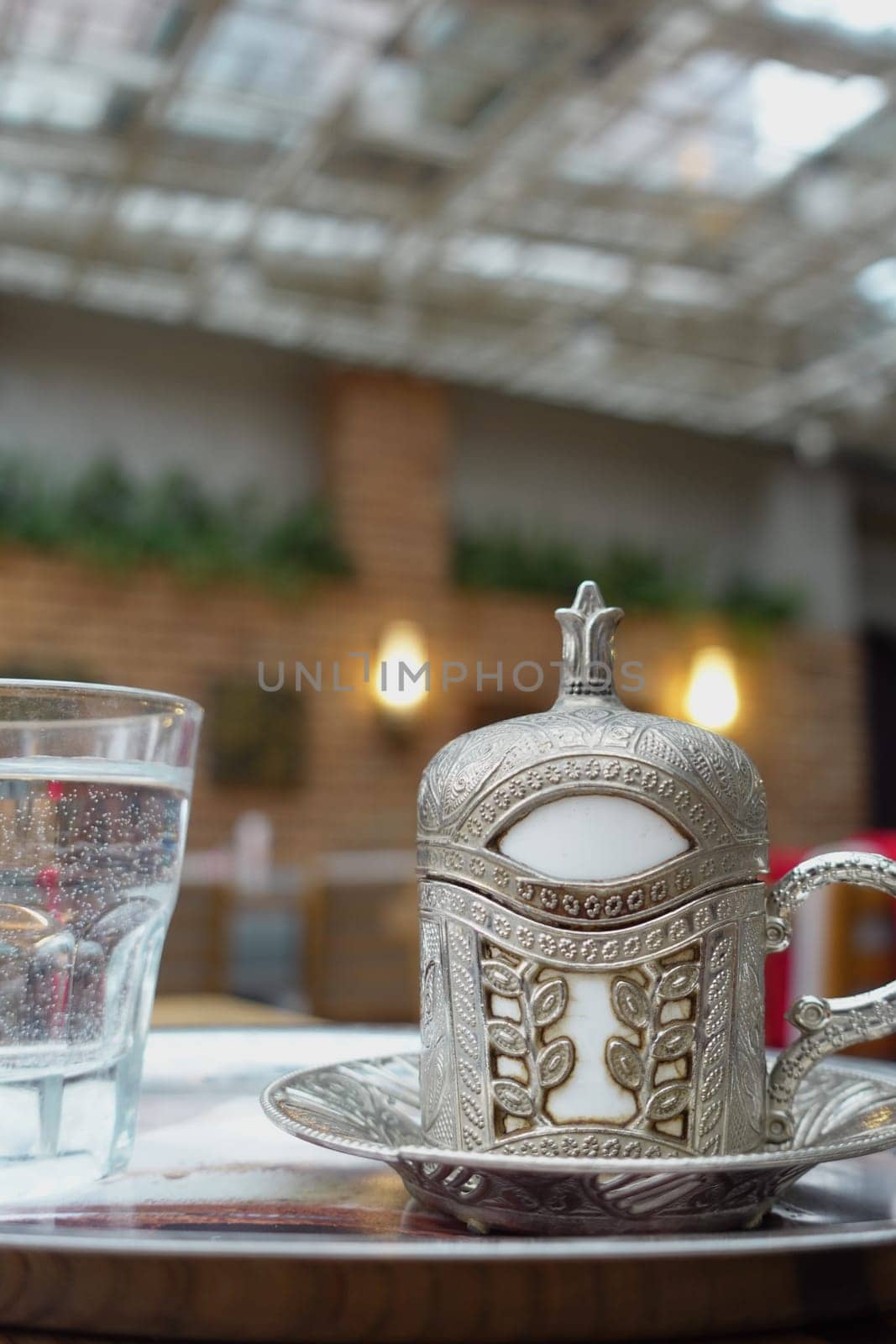 a cup of turkish coffee on table by towfiq007