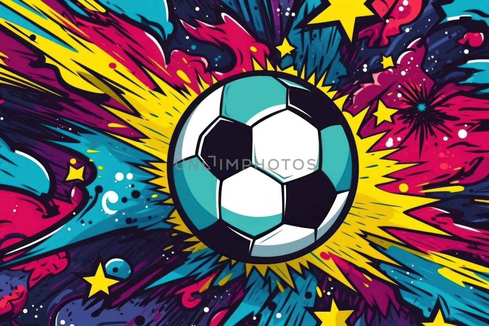 soccer stadium football doodle art illustration background.