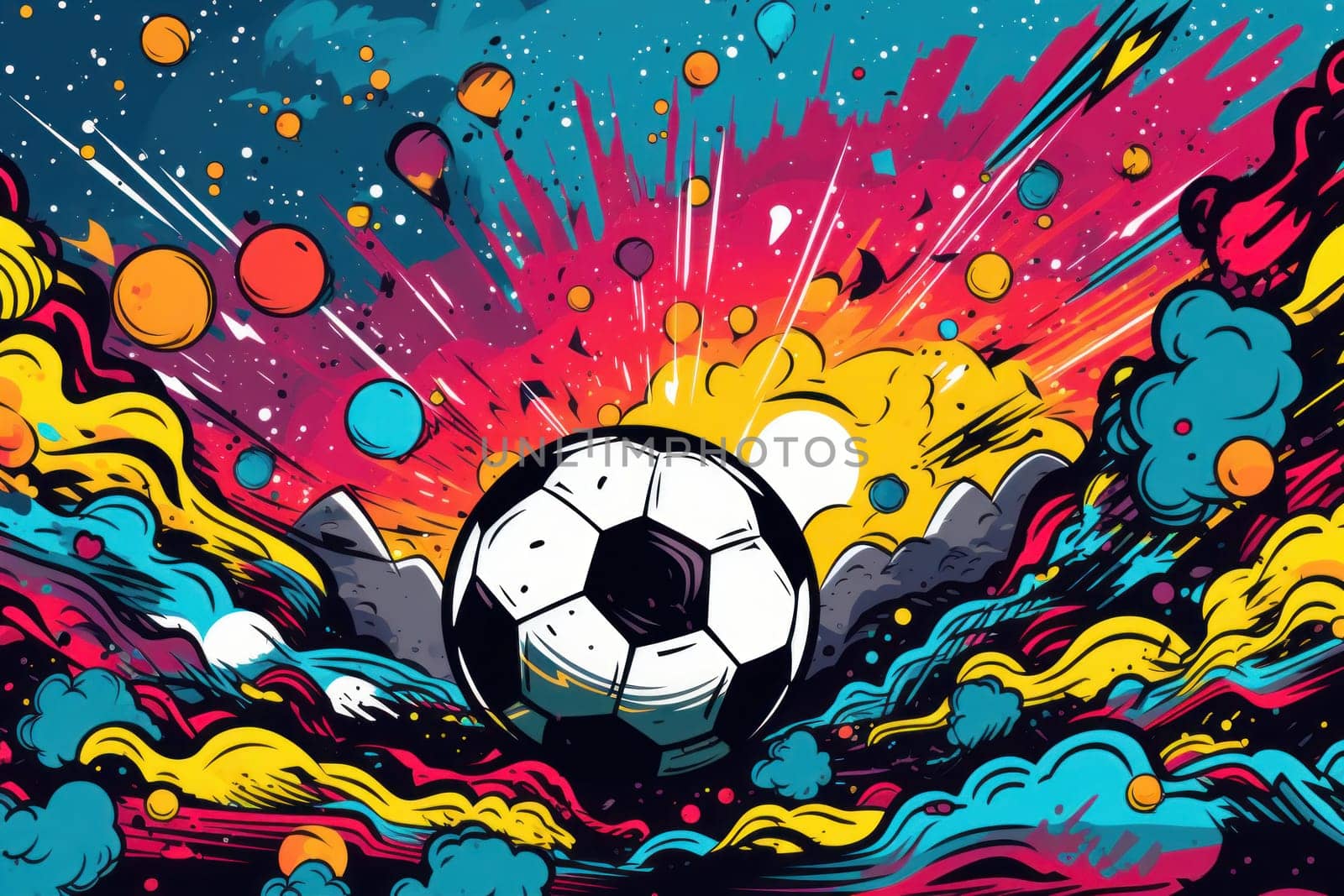 soccer stadium football doodle art illustration background.