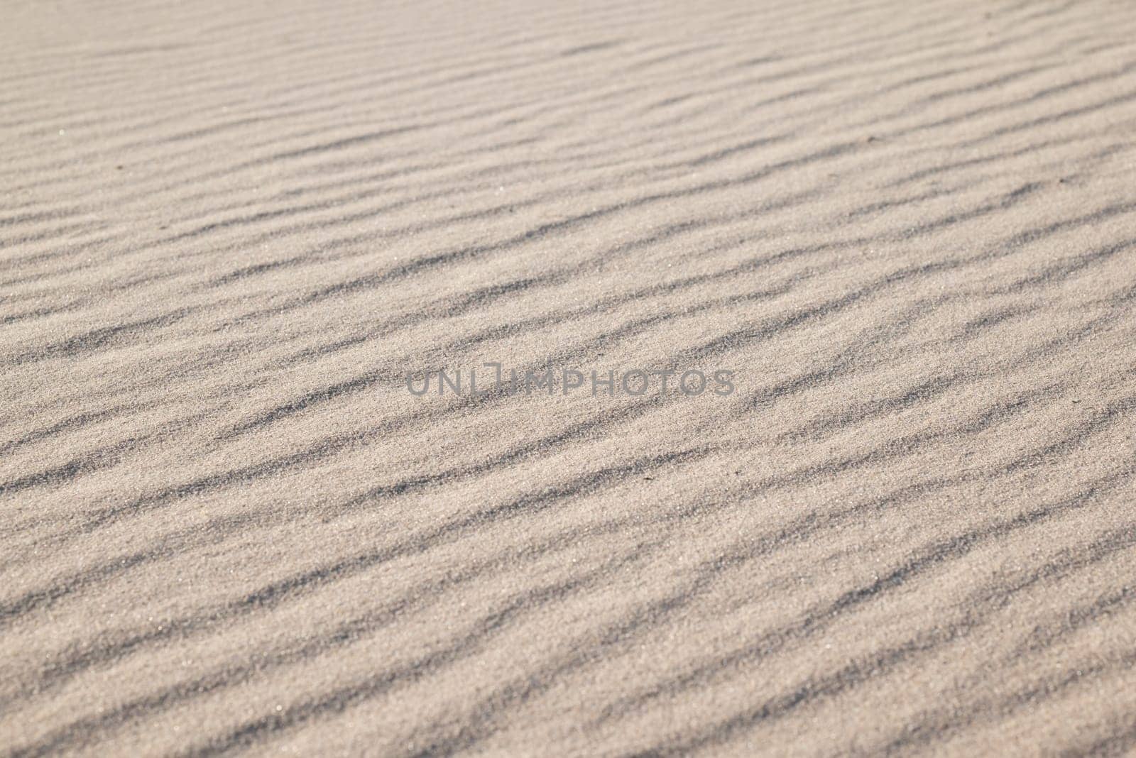 Sand beach with waves by VitaliiPetrushenko