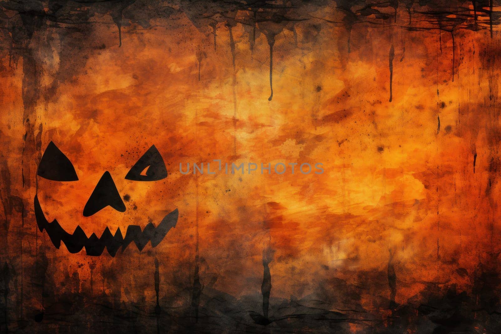 Halloween Day on the abstract background.