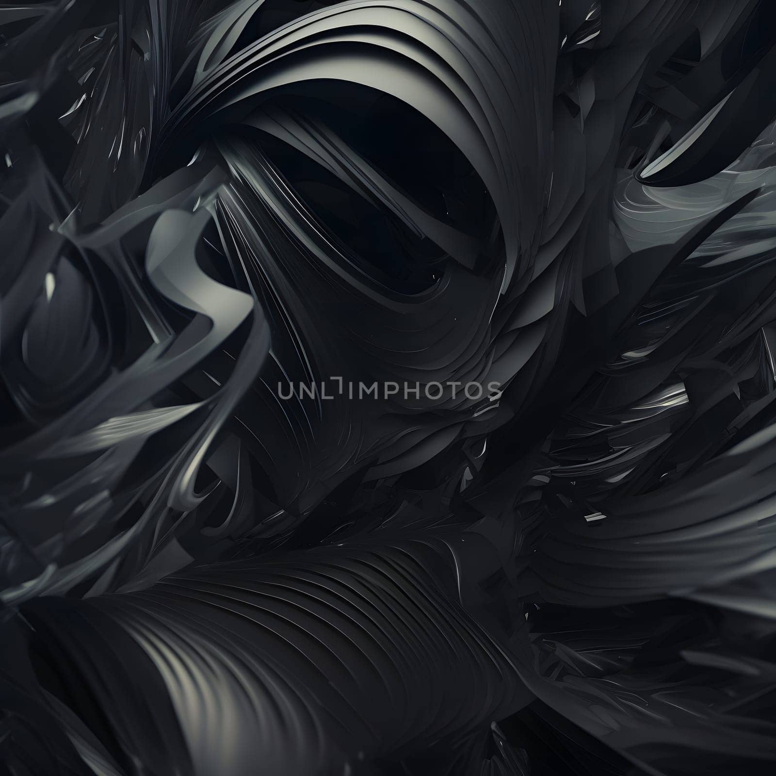 abstract black matter background, neural network generated art by z1b