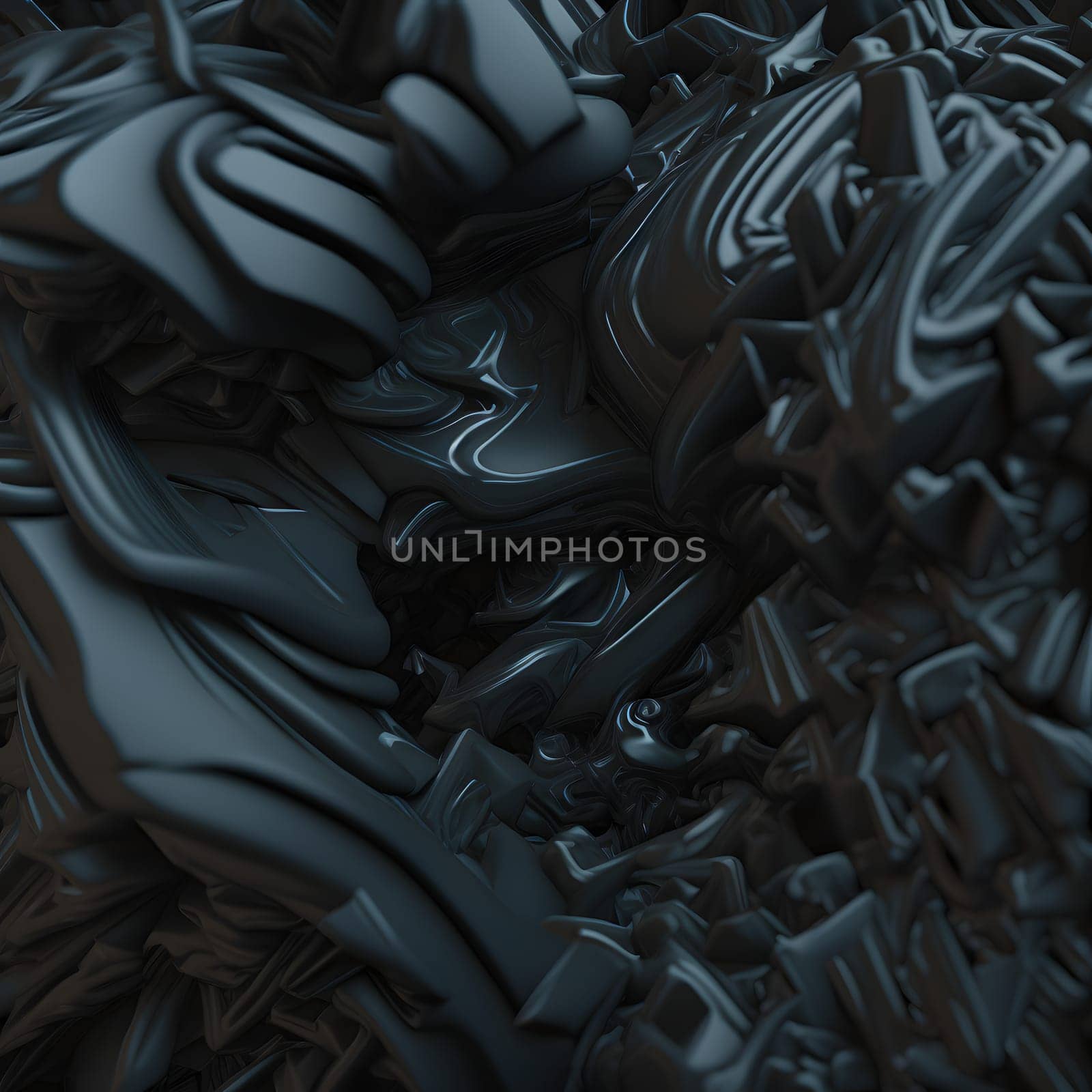 abstract black matter background, neural network generated art by z1b