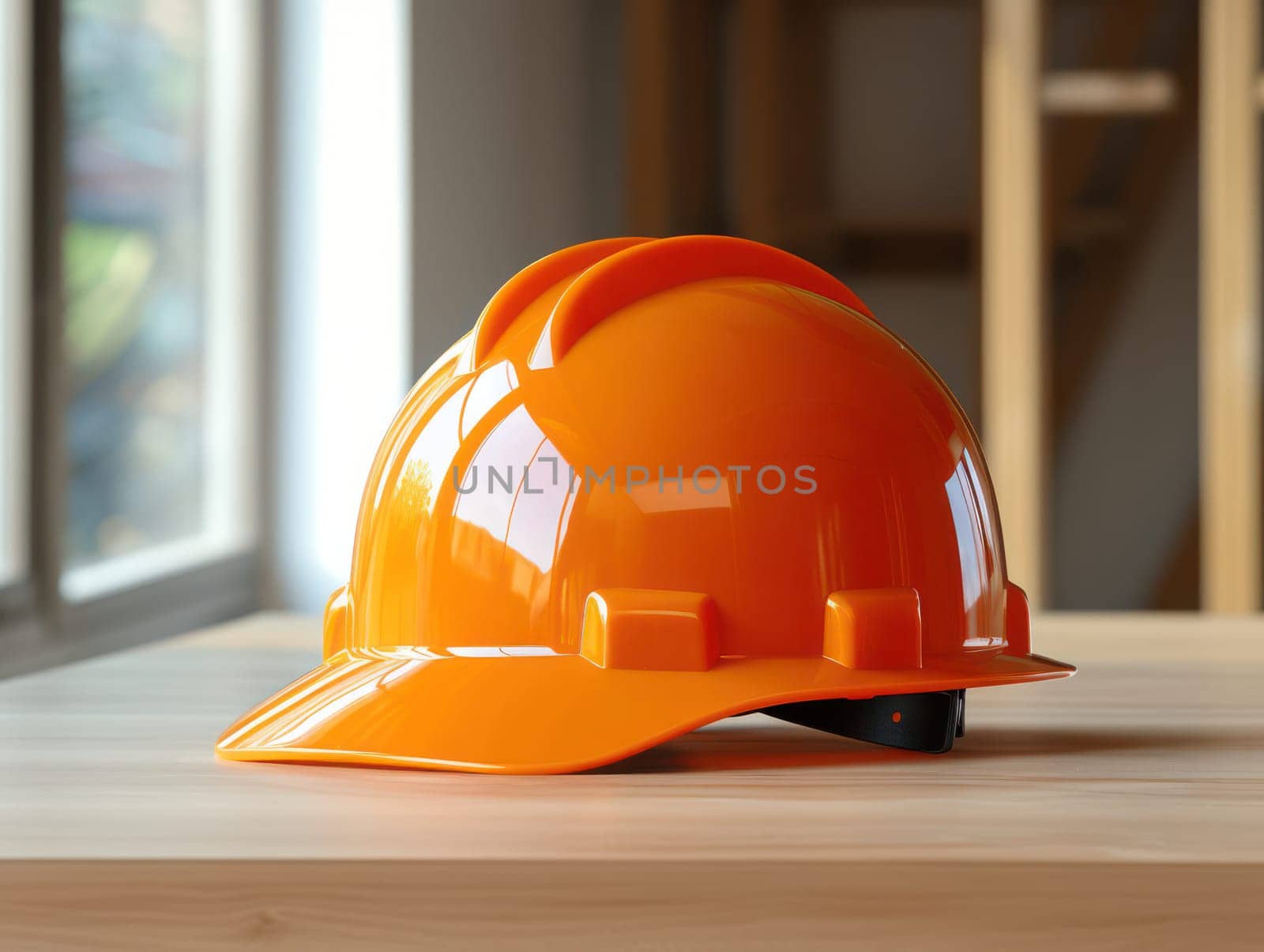 Yellow Construction Hard Hat, the Guardian of Safety and Hard Work on a Bright Background