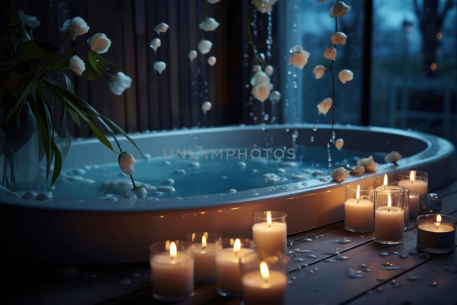 Relaxation Oasis: A Luxurious Spa Bathtub for Ultimate Wellness and Pampering by Vichizh