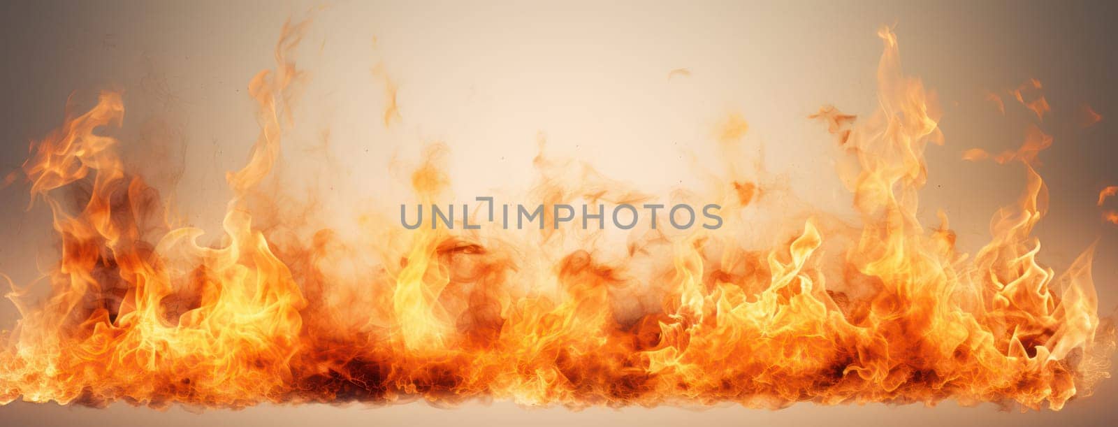 Blazing Inferno: A Fiery Dance of Destruction and Danger on a Black Background.