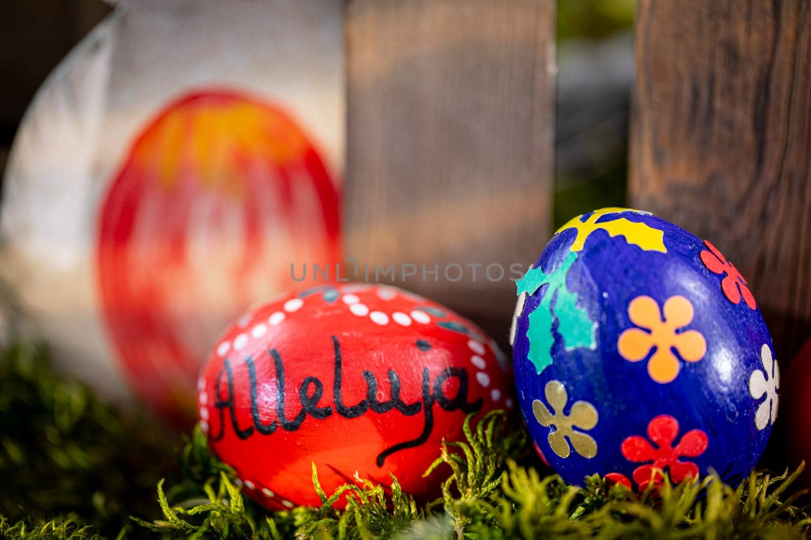 Handcrafted Easter Eggs: Vibrant Colors and Artistic Flair by fotodrobik