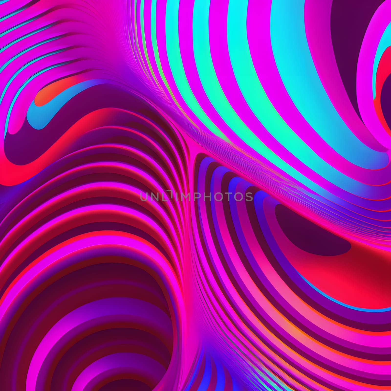 abstract colorful neon lines background, neural network generated art by z1b