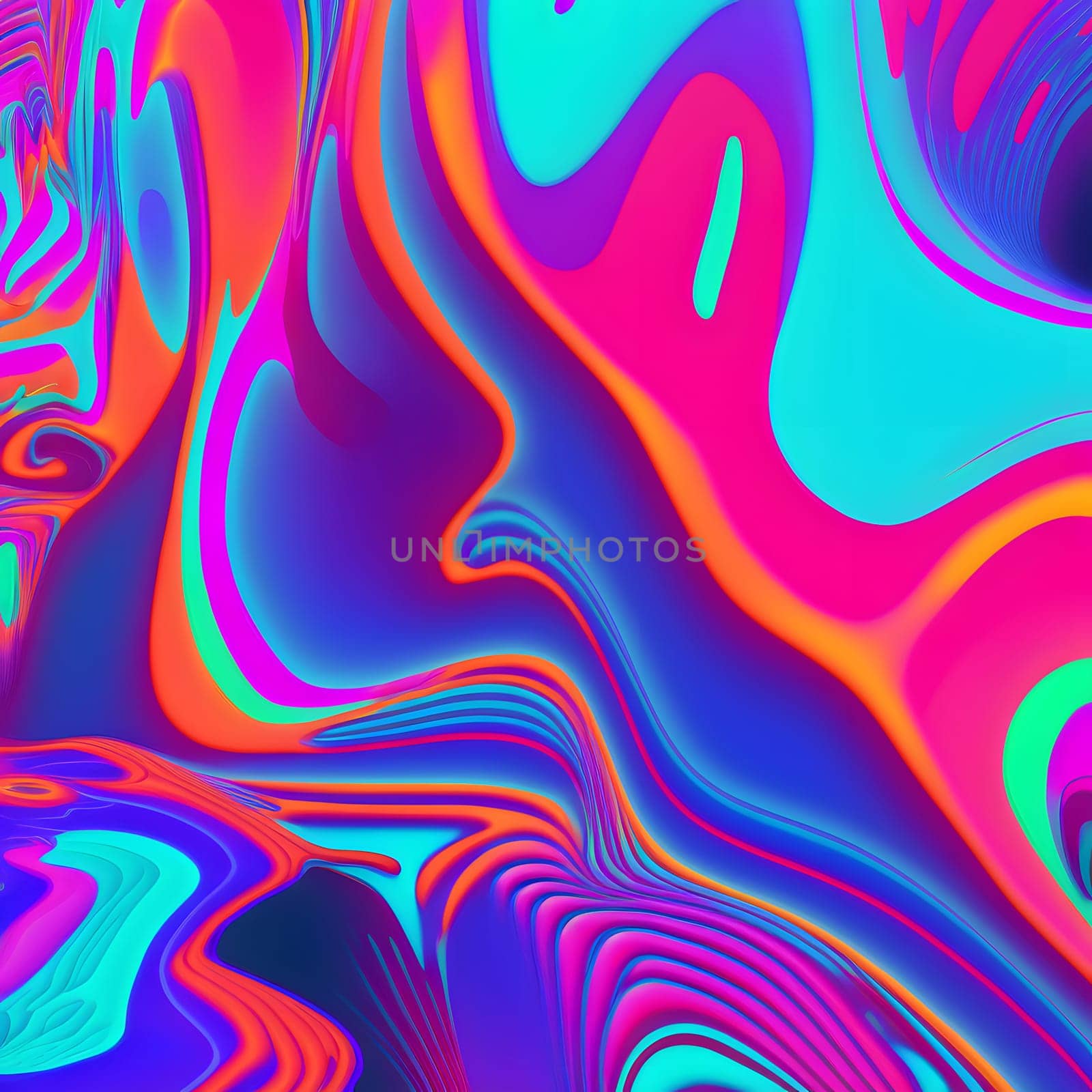 abstract colorful neon lines background, neural network generated art by z1b