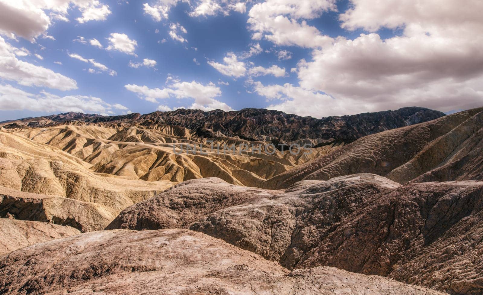 Zabriskie Point Area Death Valley by lisaldw