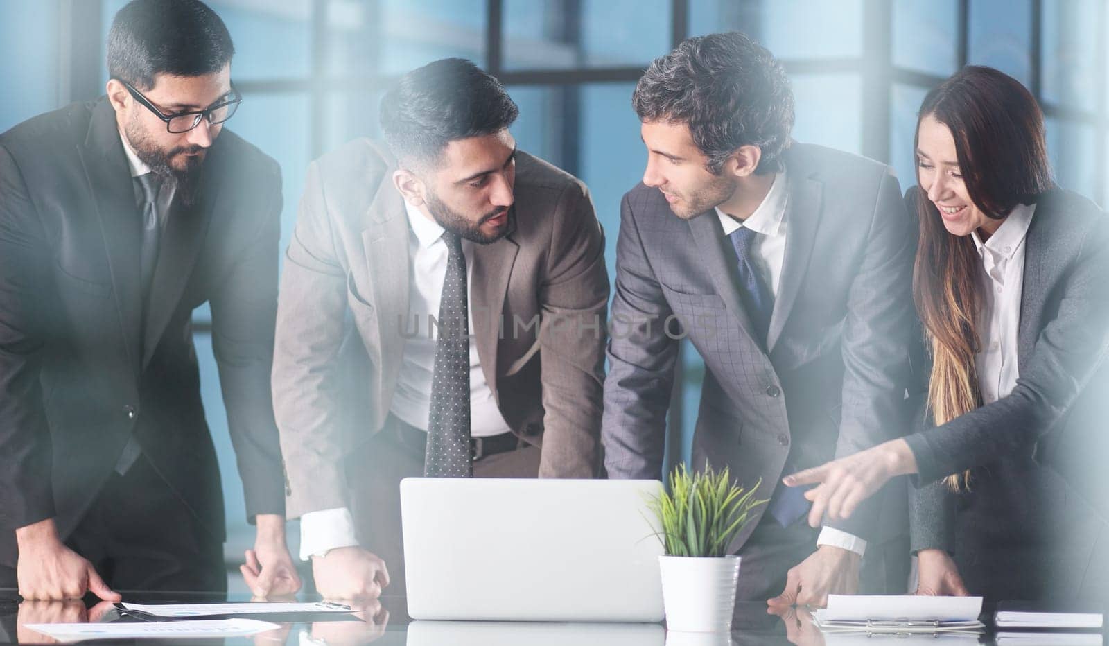 Business people having meeting in conference room