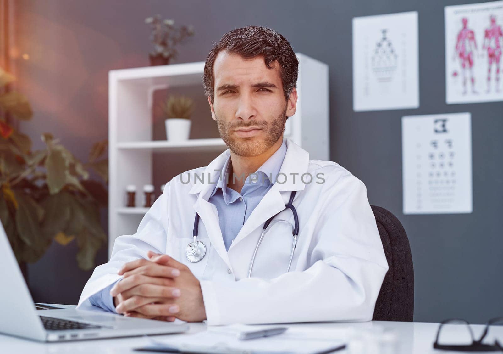 Portrait of a confident young doctor in the office