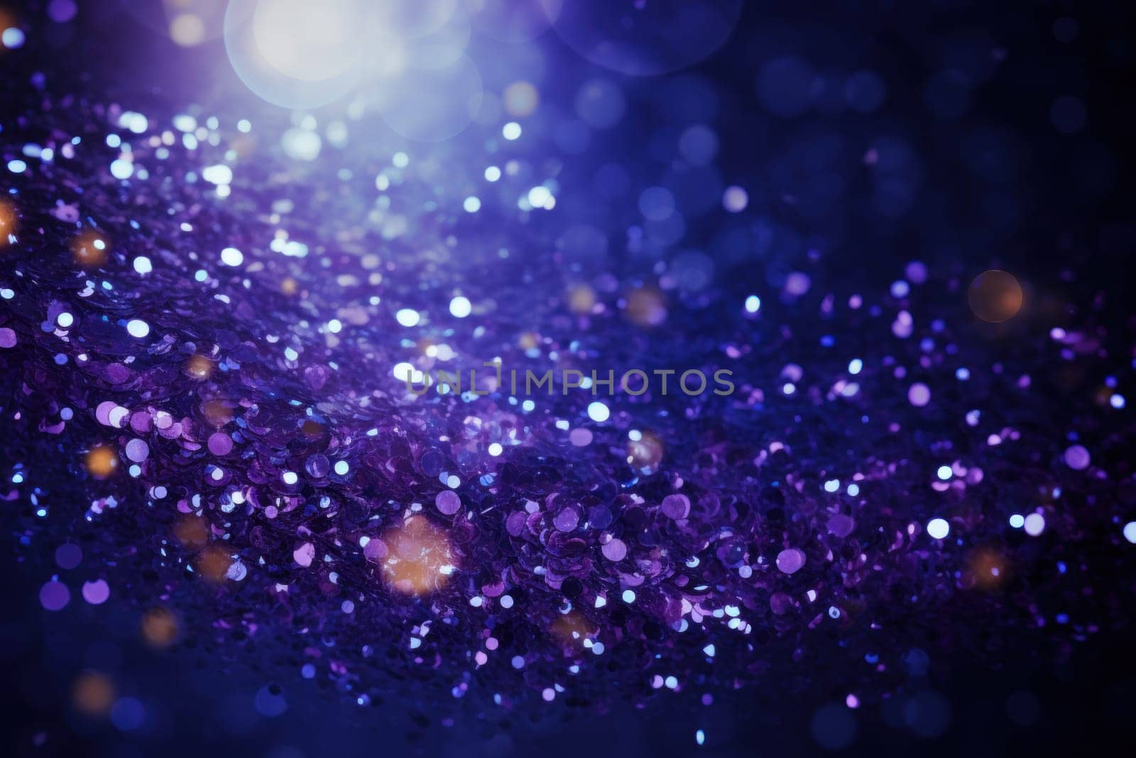 Happy New Year Celebration Sparkles. Generative AI.