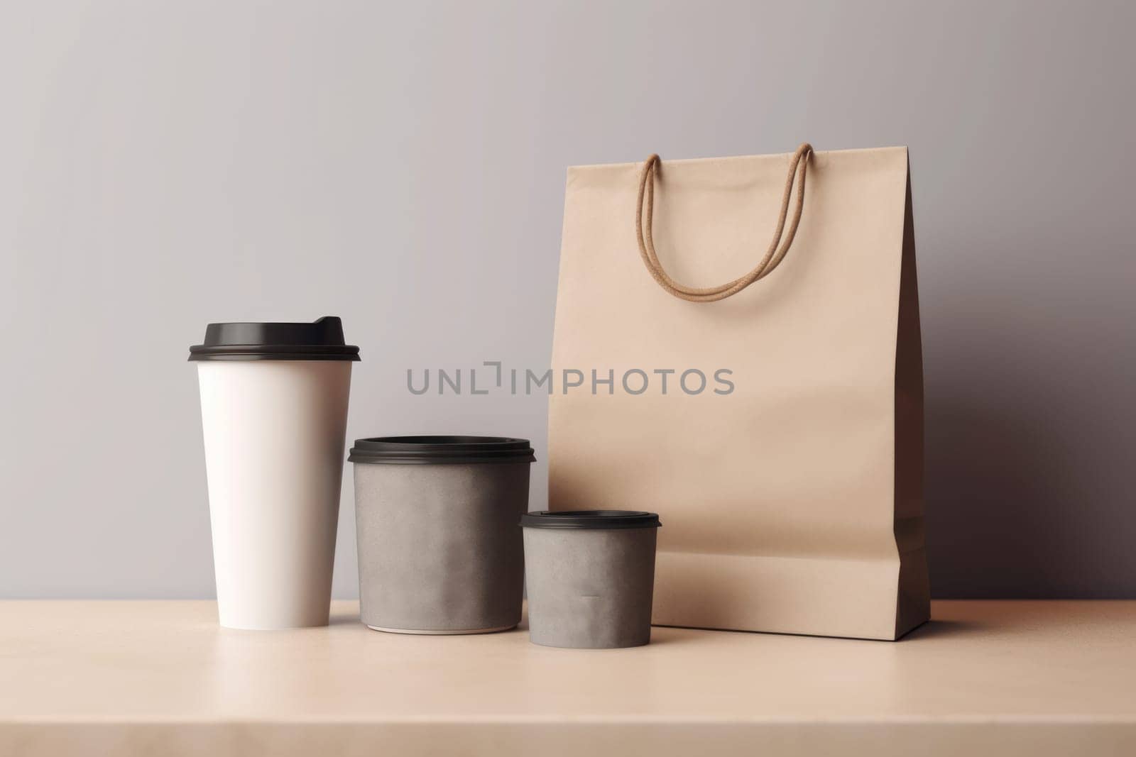 Mockup of Coffee Packaging Coffee Brand.