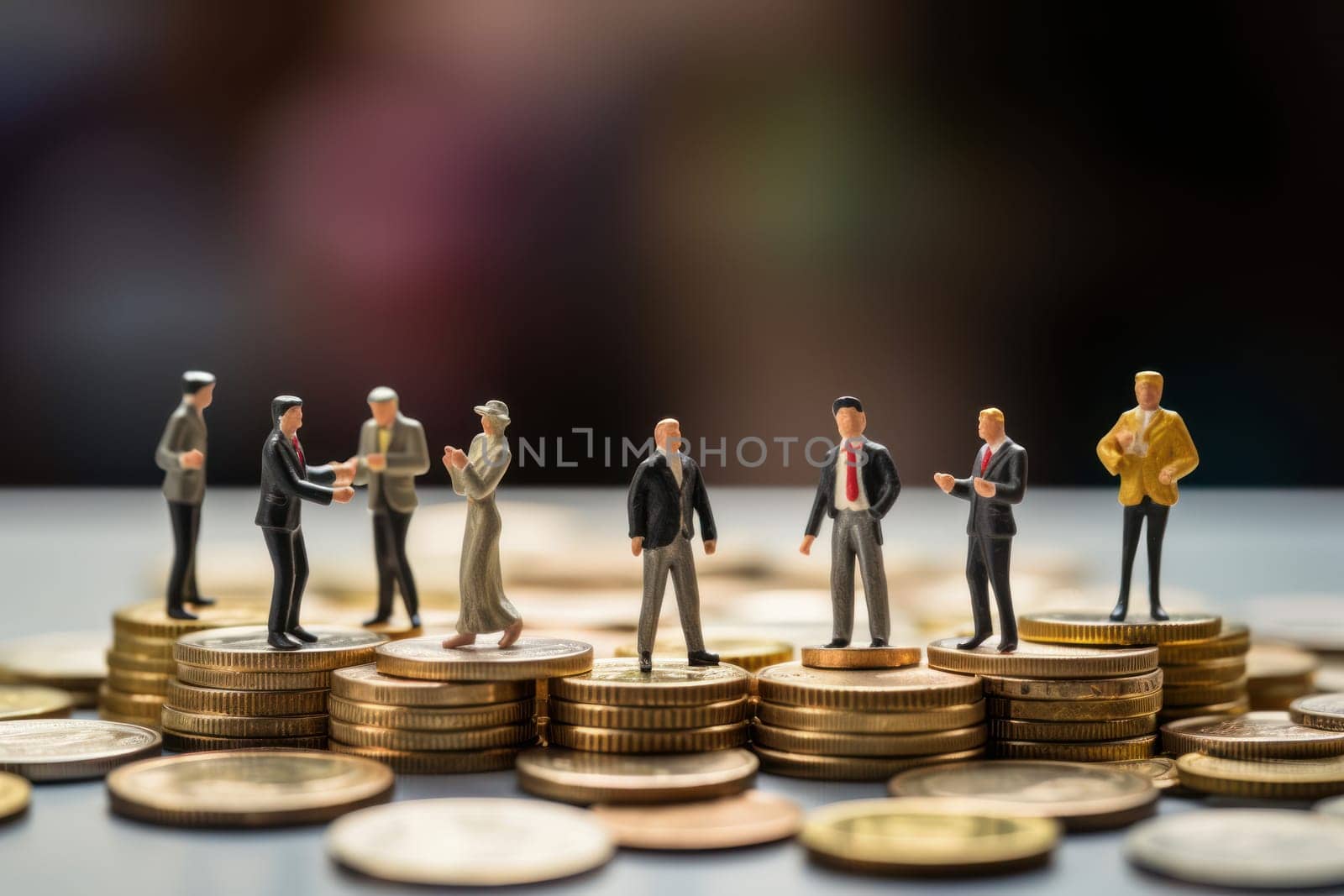 business people meeting discussion money concept.