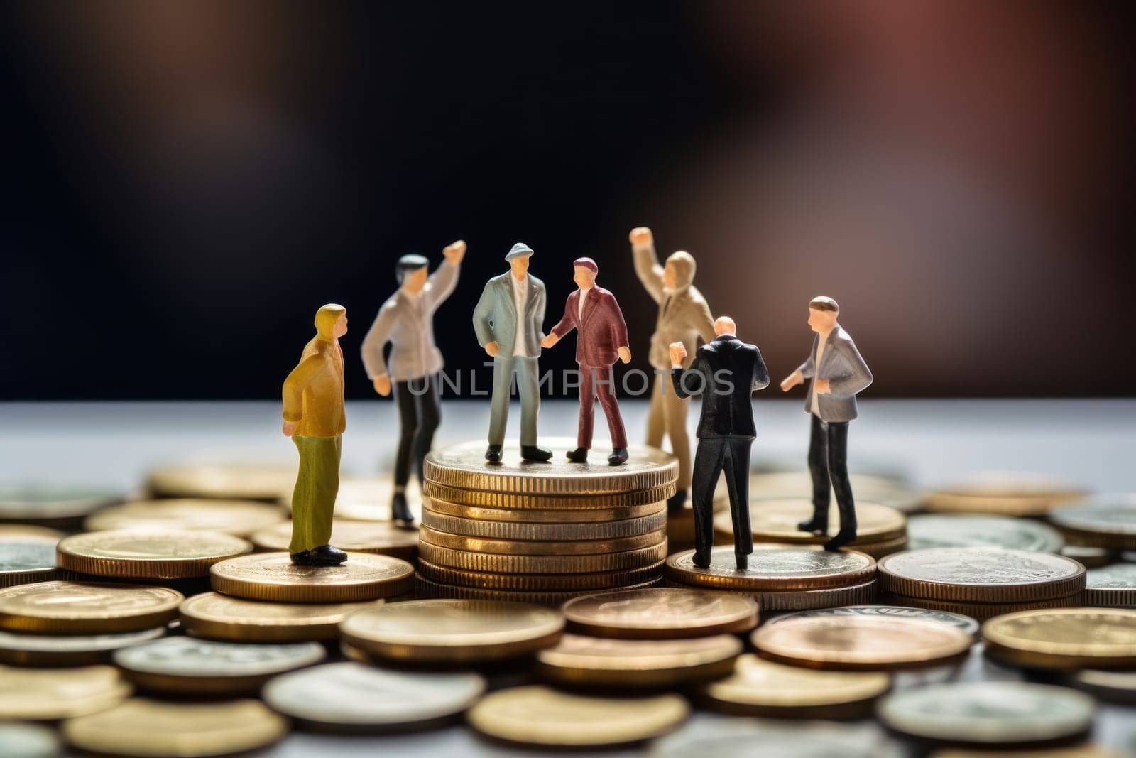 business people meeting discussion money concept.