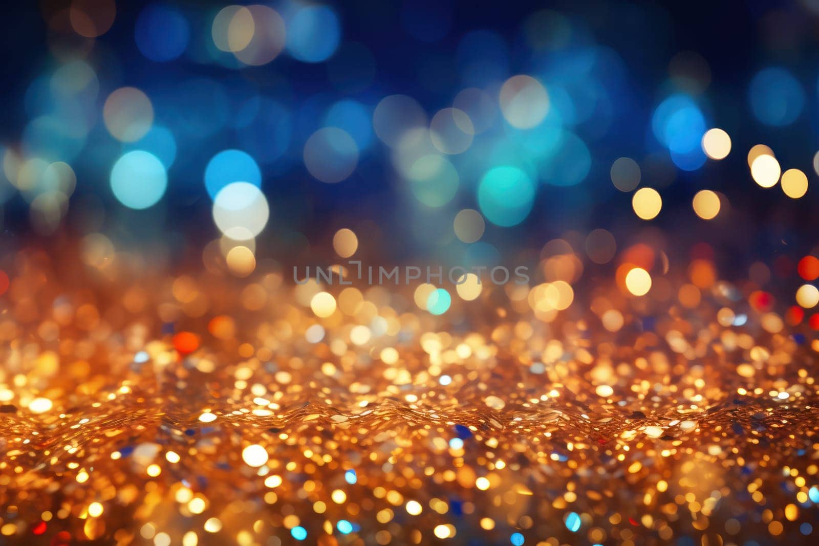 Abstract blurred rainbow glitter background Bright and colorful background.