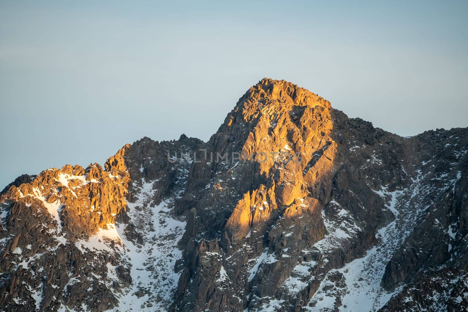 Mountains in the Pyrenees from the Grandvalira ski resort in Andorra.