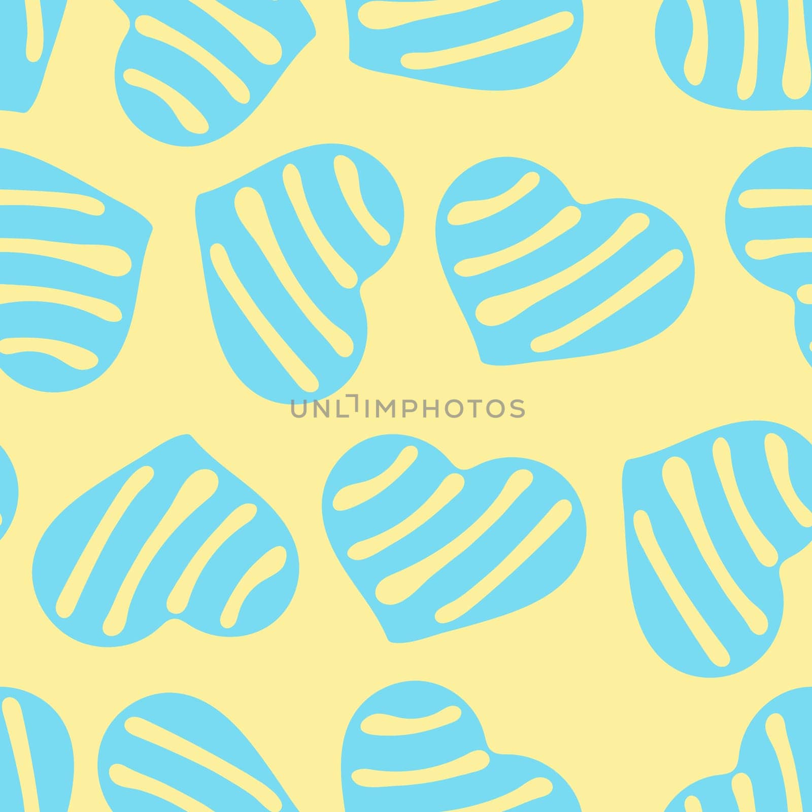 Hand Drawn Seamless Patterns with Hearts in Doodle Style. by Rina_Dozornaya