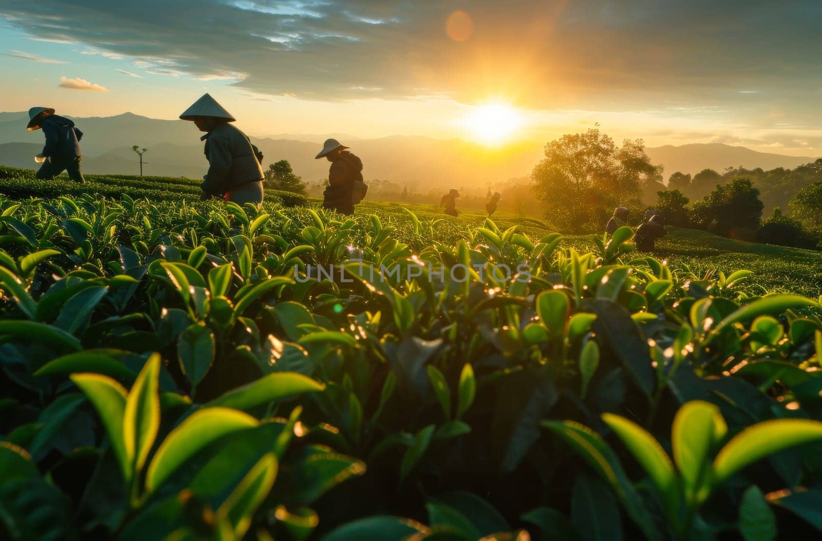 A diverse group of individuals stands together on a vibrant green field