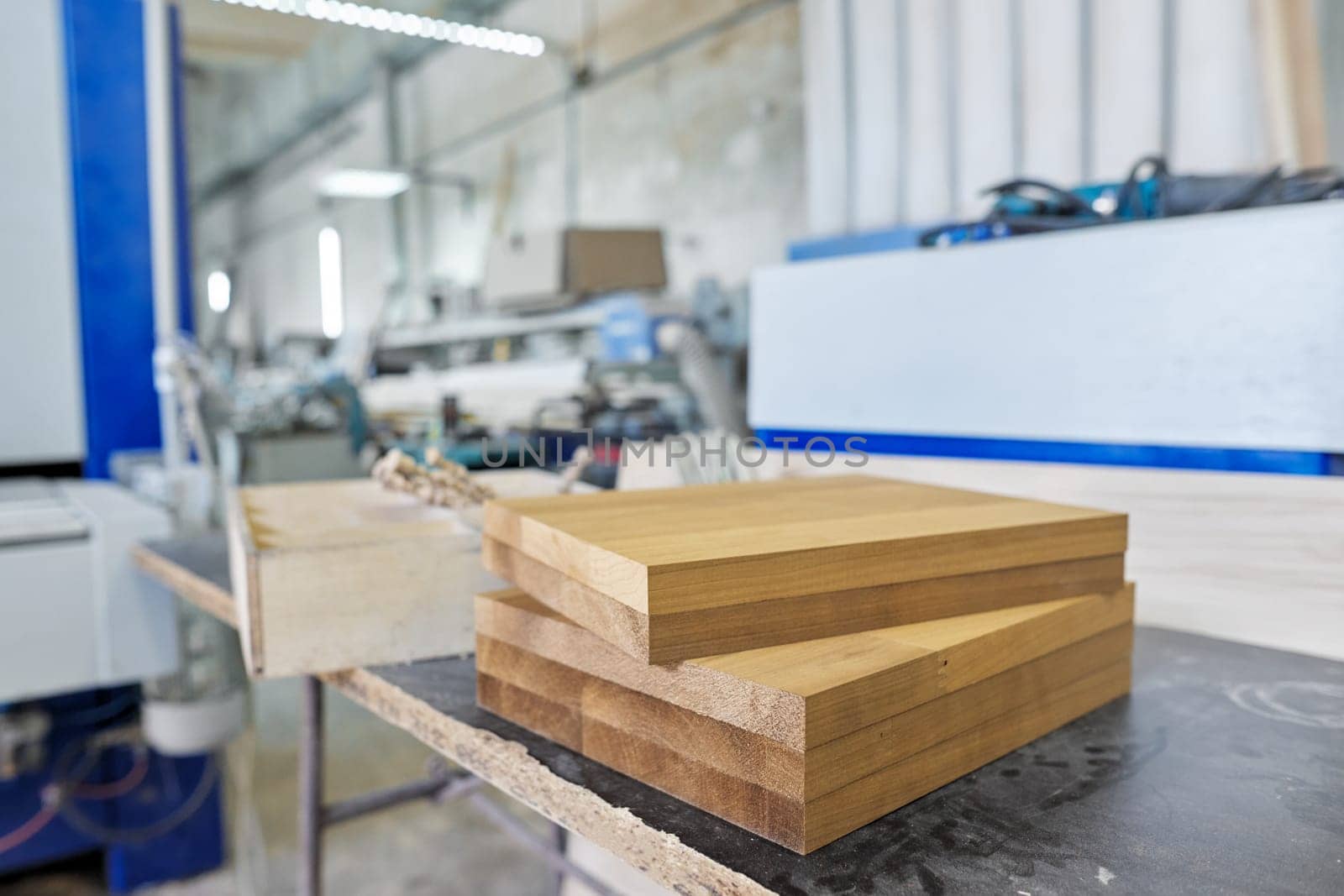 Wooden furniture details, background carpentry woodworking woodshop.