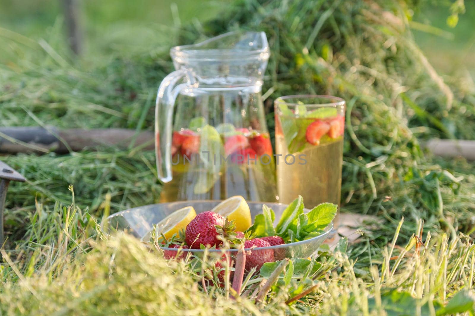 Summer refreshing natural homemade drinks by VH-studio