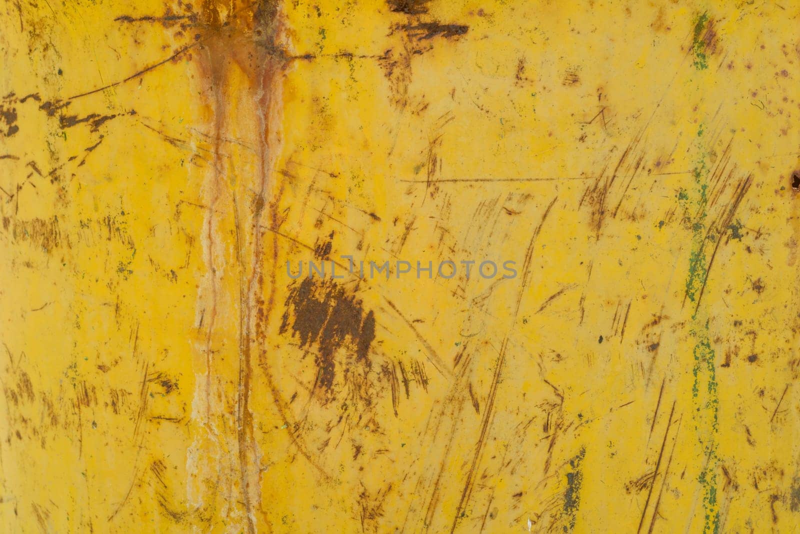 Abstract corroded rusty metal background, texture yellow brown