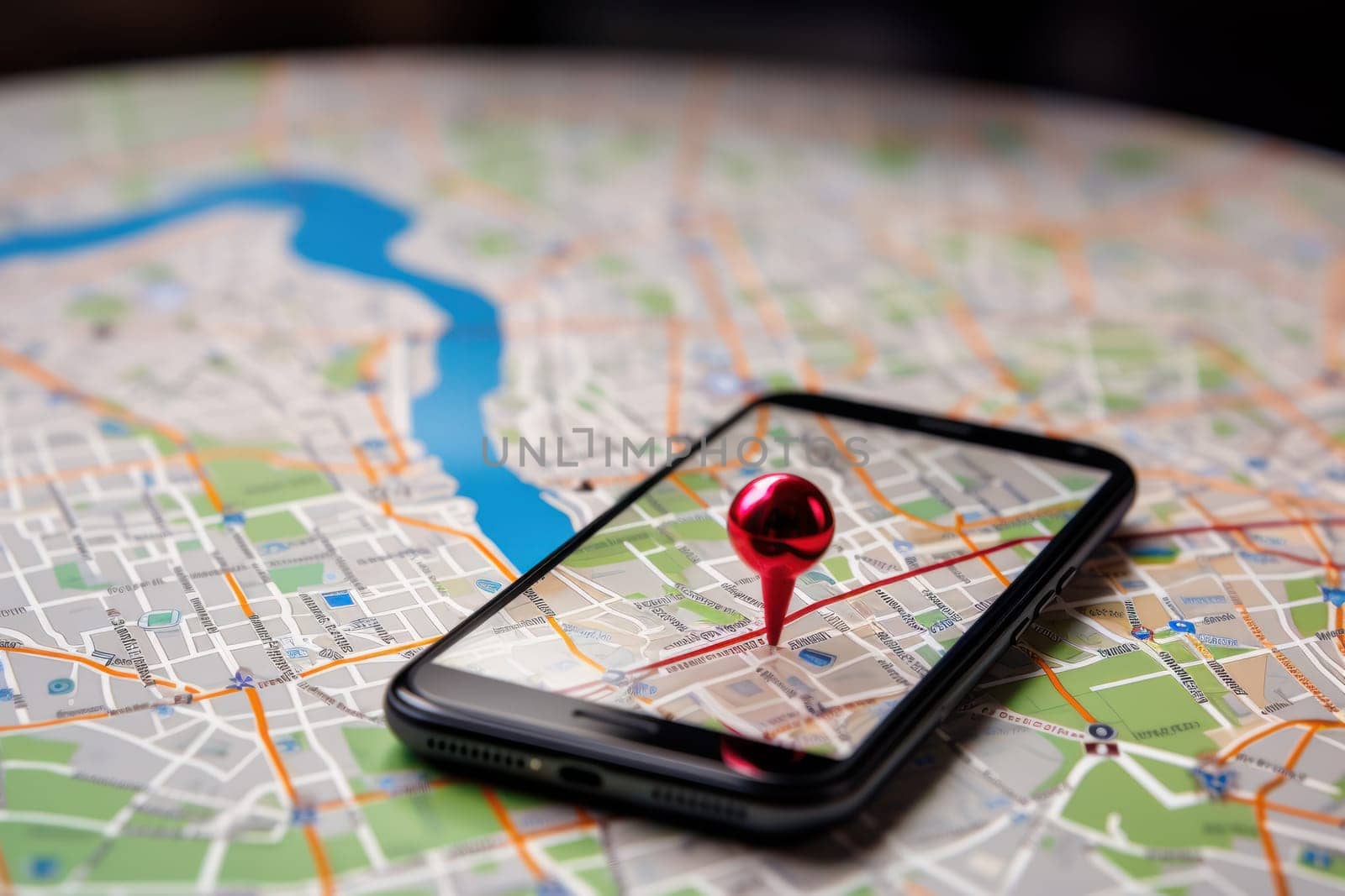 Isometric location track app on touchscreen smartphone by nijieimu