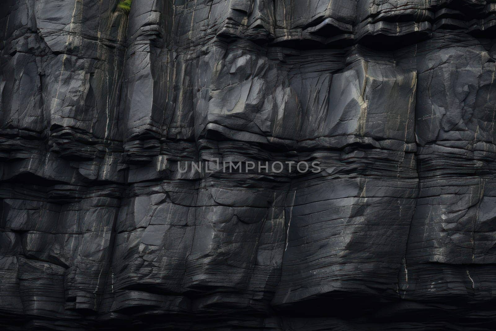 Rugged Beauty: Captivating Geology, Ancient Structure, and Majestic Landscape on a Rocky Cliff by Vichizh