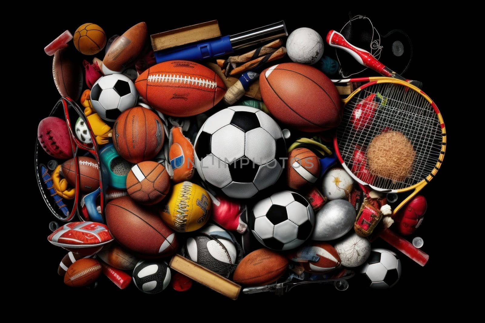 Sports Background Advertising sport life concept.