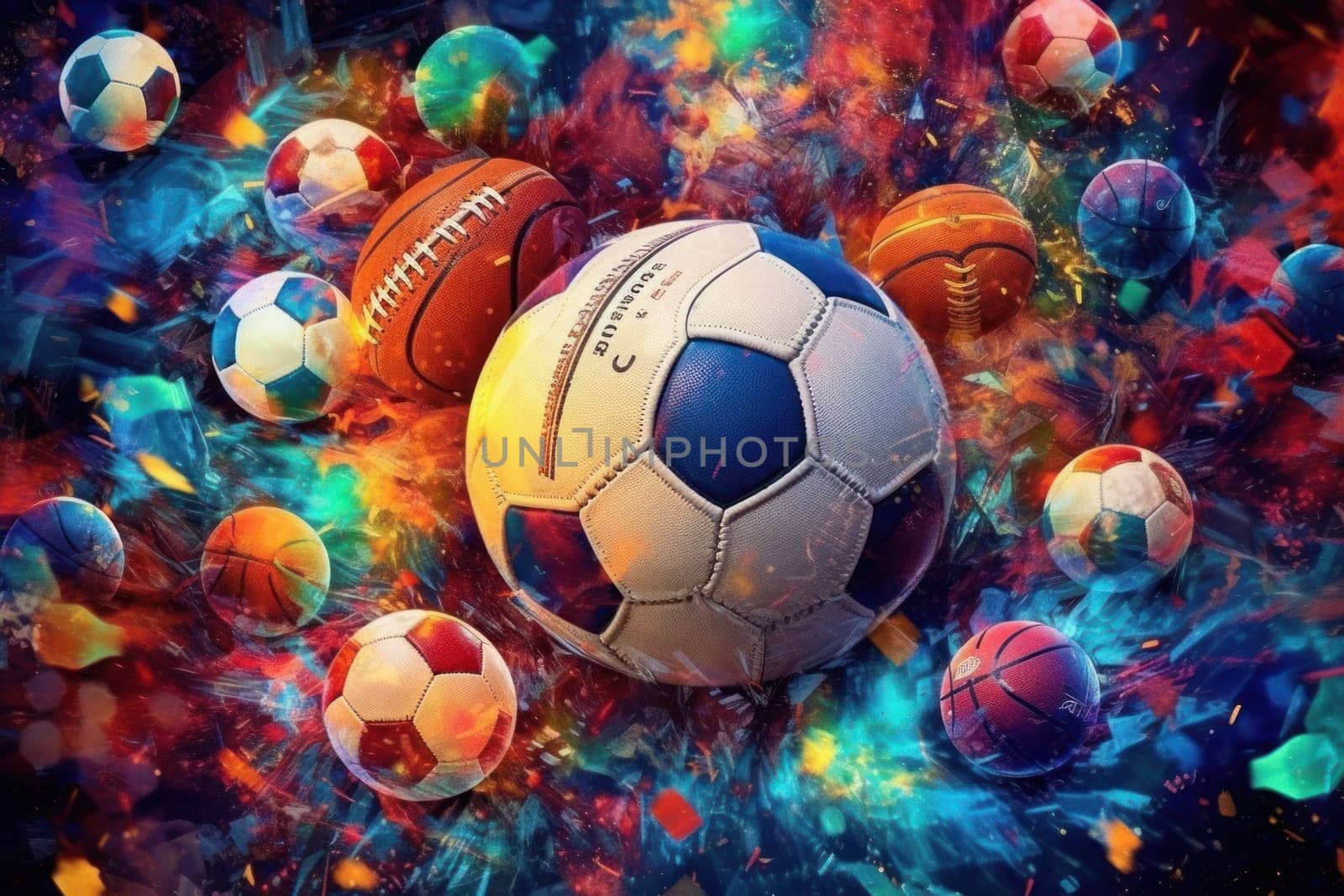 Sports Background Advertising sport life concept.
