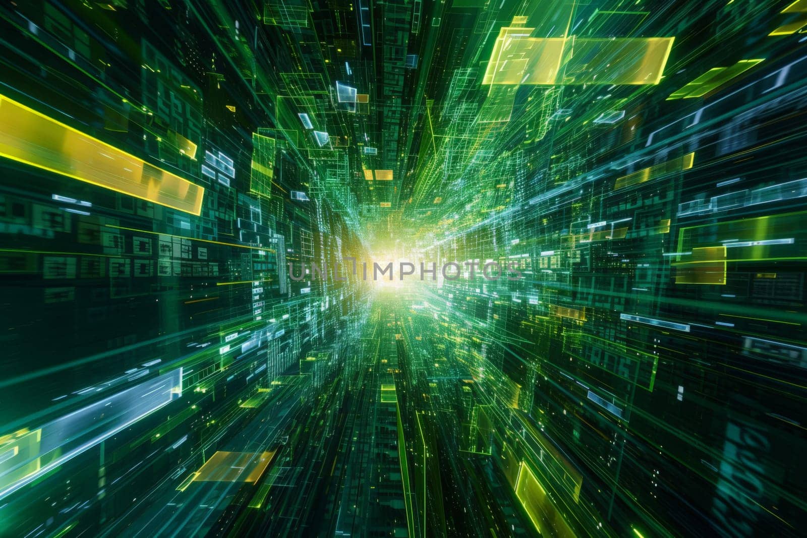Big data on internet upload and download progress. futuristic digital technology background.