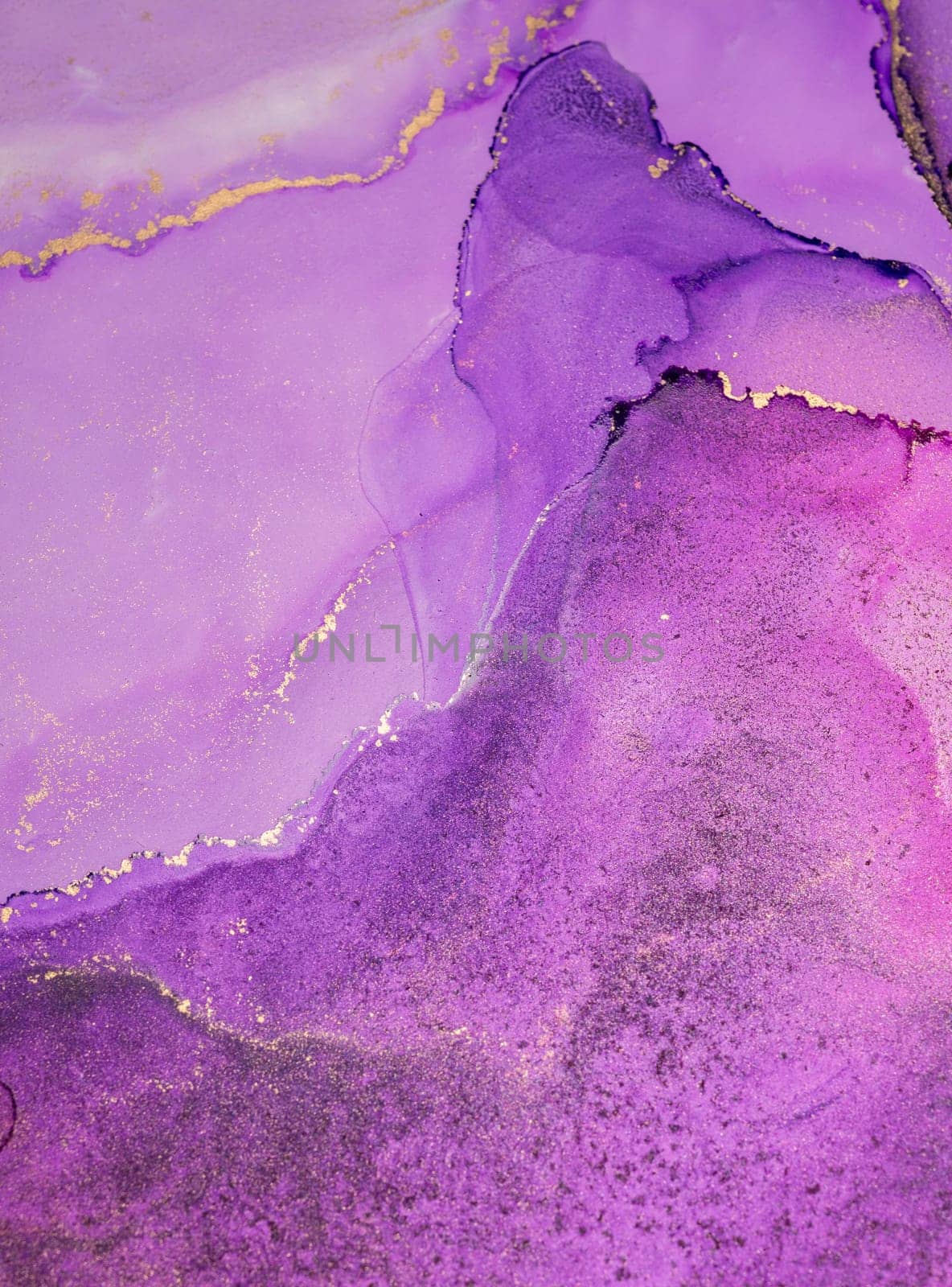 Abstract purple paint background. Acrylic texture with marble pattern. Alcohol ink. Style incorporates the swirls of marble or the ripples of agate.
