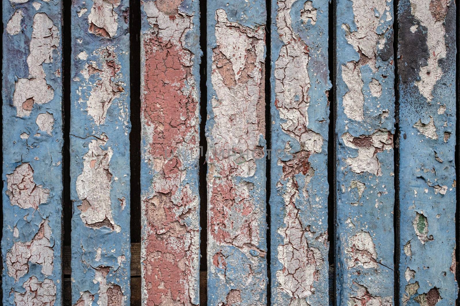 Grungy Abstract Background Of Layers Of Peeling Paint On A Door Or Wall