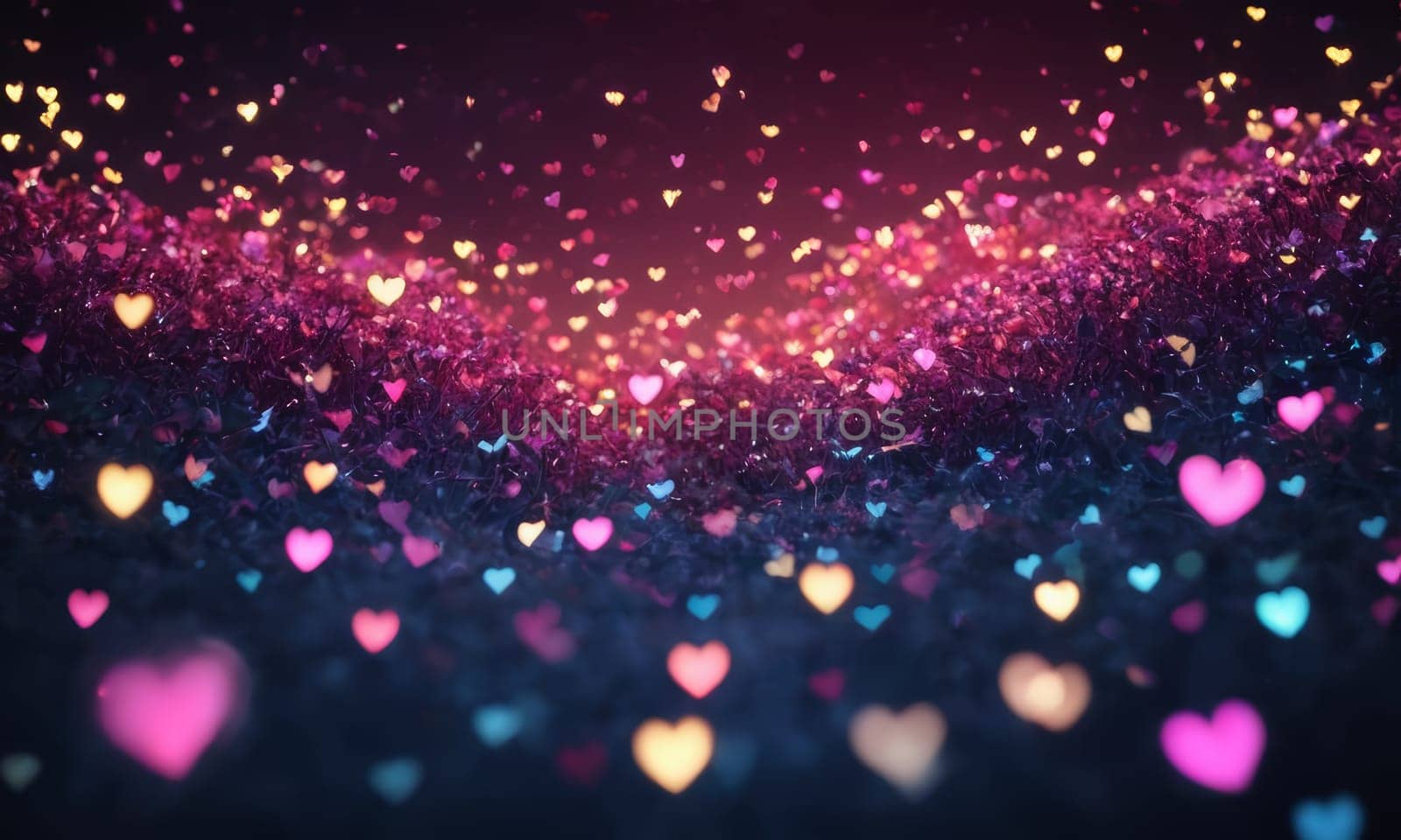 Sparkling heart in a magical atmosphere by Andre1ns