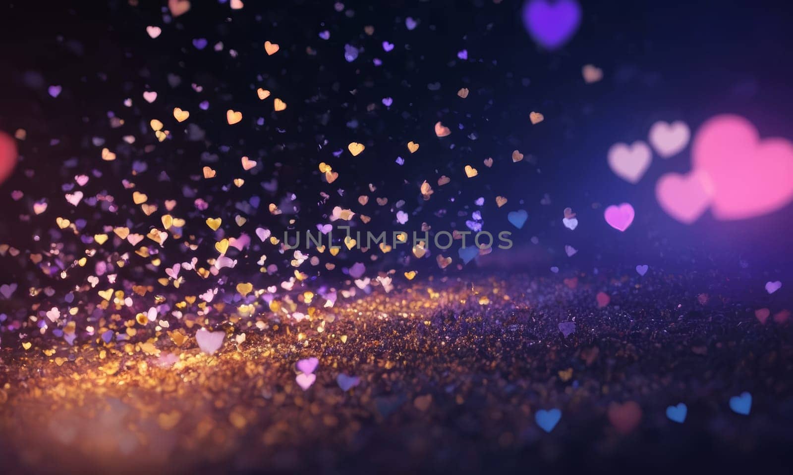 Sparkling heart in a magical atmosphere by Andre1ns