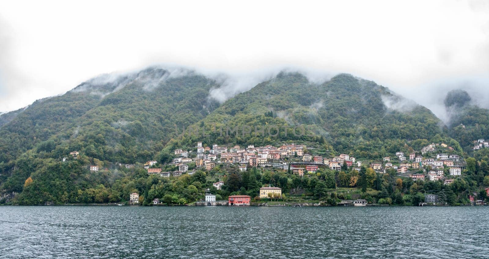 A small village at Como lake, Italy