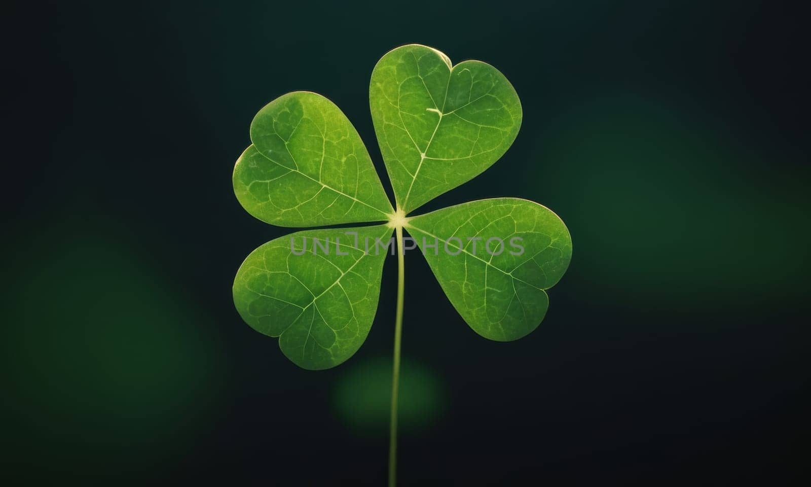 A close-up shot of fresh green clover leaves with water drops on a soft blurred background. This image symbolizes luck, nature, and growth.