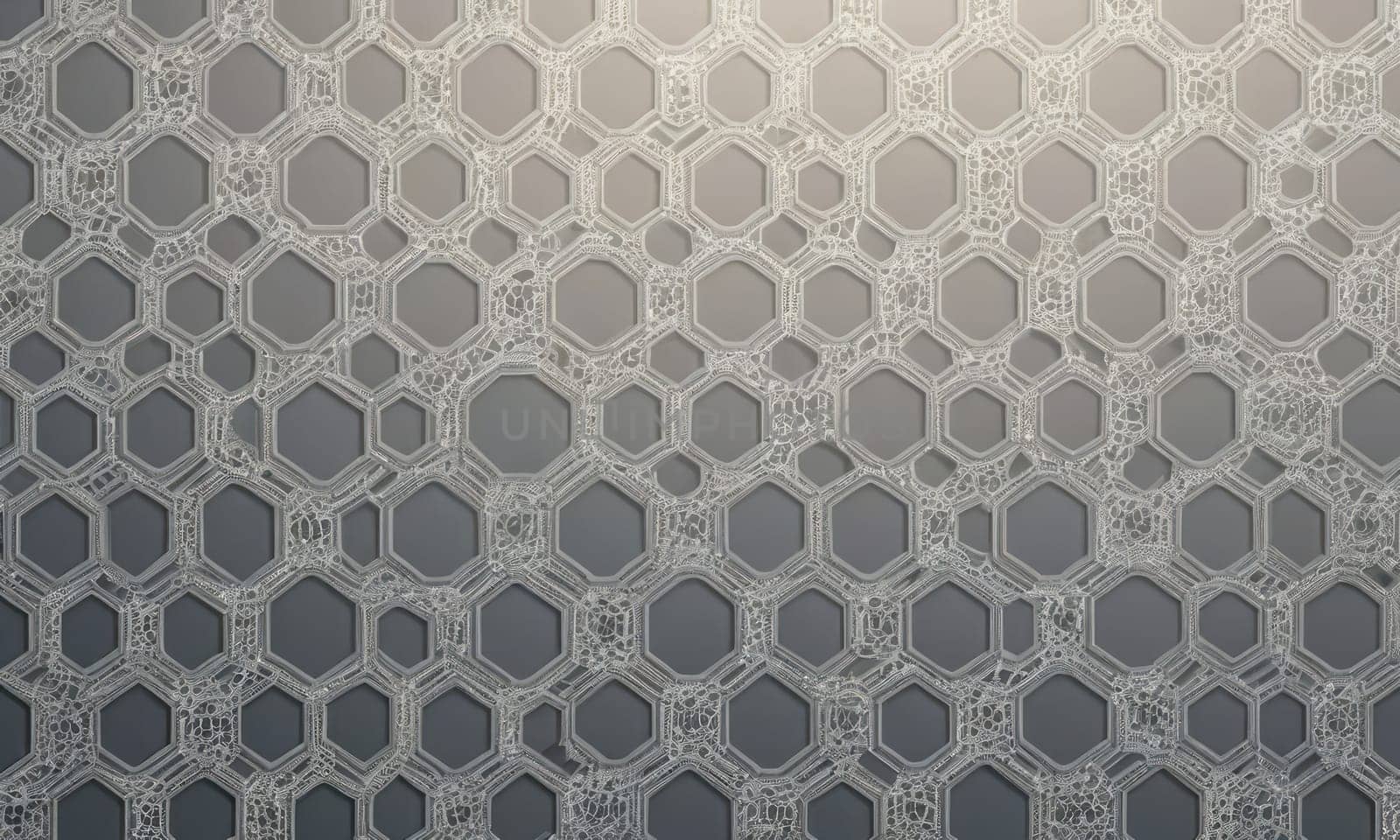 A gradient wallpaper with Cylindrical shapes using gray and old lace gradient colors. Generative AI.