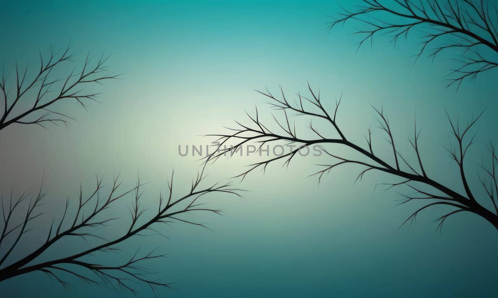 Branched Shapes in Teal Darkslategrey by nkotlyar