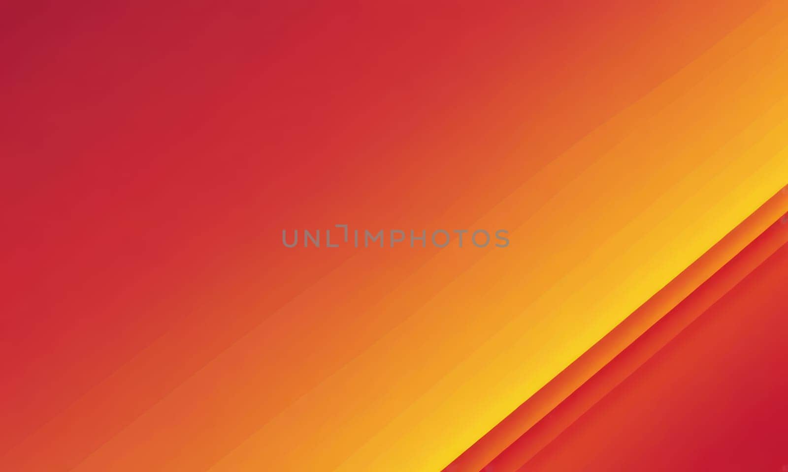 A gradient wallpaper with Striped shapes using red and lemon chiffon gradient colors. Generative AI.