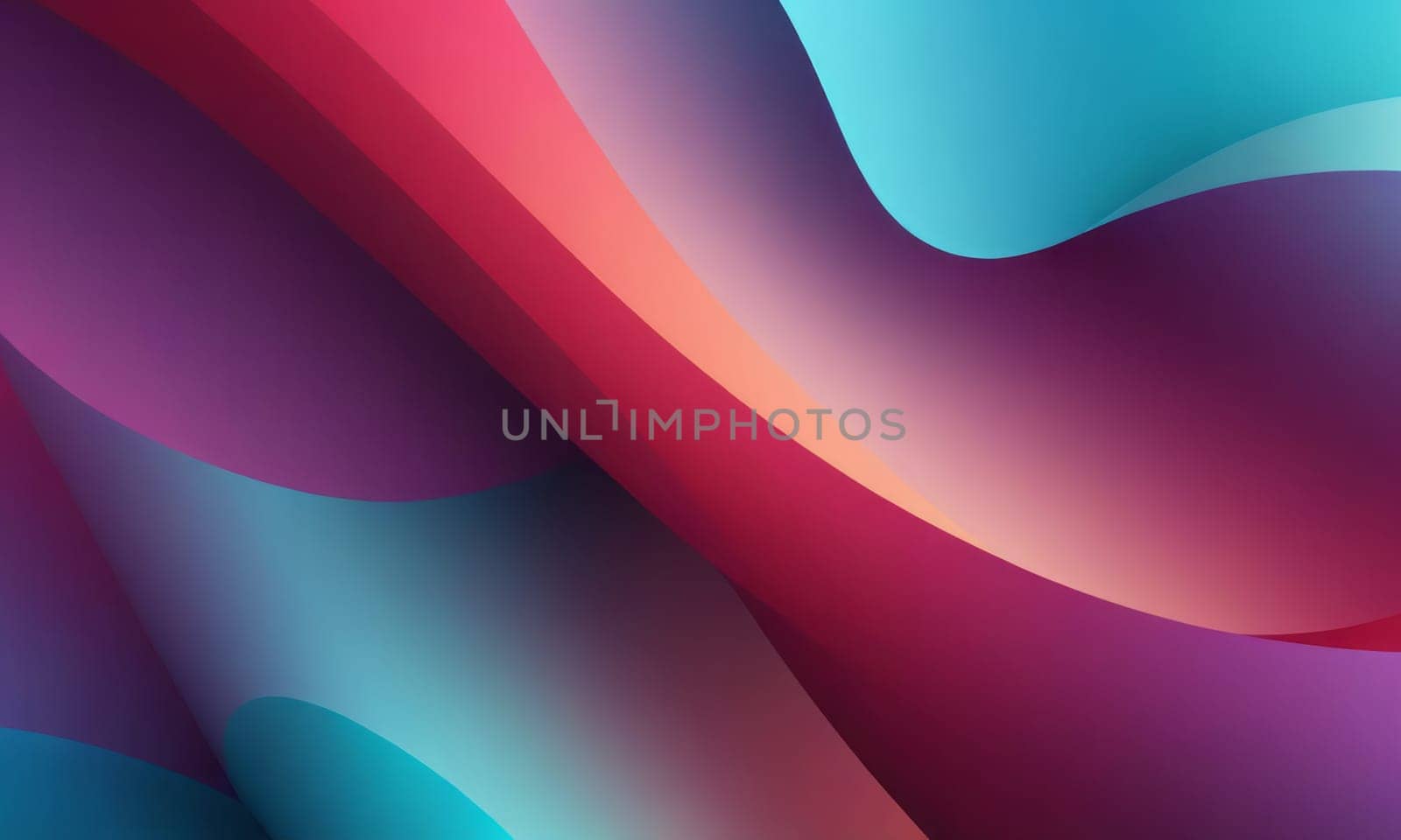 A gradient wallpaper with Oblique shapes using maroon and powder blue gradient colors. Generative AI.