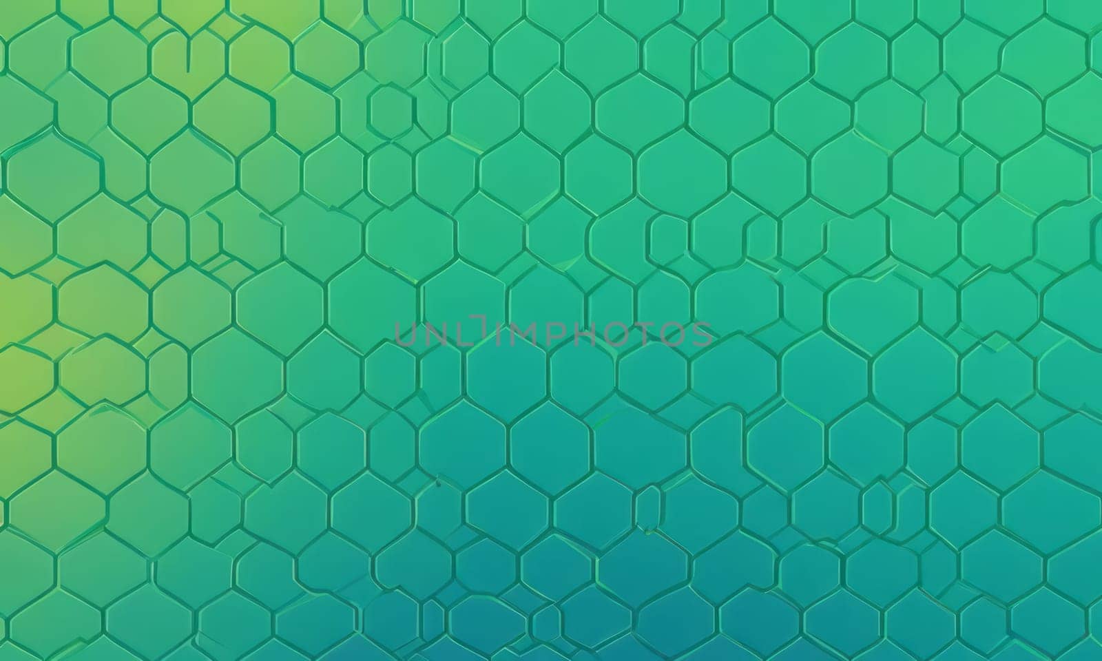 Quatrefoil Shapes in Aqua Lime green by nkotlyar