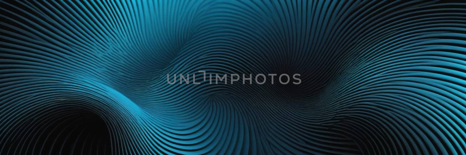 Toroidal Shapes in Black and Powder blue by nkotlyar